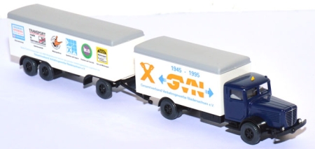 Büssing 8000 Kofferlastzug 50 Jahre GVN