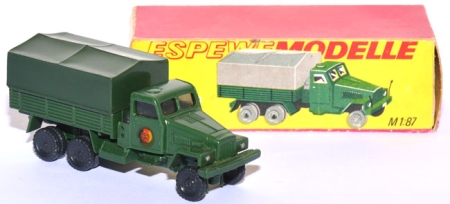 IFA G5 Pritschen-​​LKW Mannschaftswagen mit Bänken NVA Militär