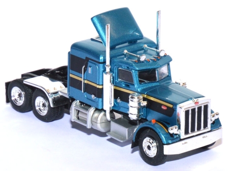 Peterbilt 359 Solozugmaschine blaumetallic