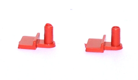 Zughaken 2 Stück rot