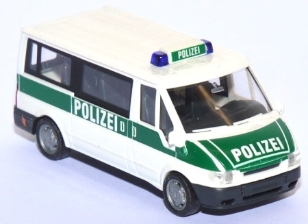 Ford Transit 2000 Bus Polizei grün