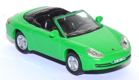Porsche 911 (996) Cabrio offen grün