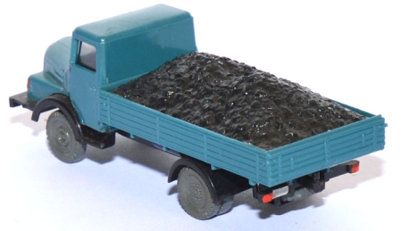 Preview: IFA S 4000/1 Pritschen-​​​​​LKW mit Kohleladung azurblau