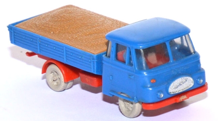 Robur LO 2500 LKW Pritsche mit Sandladung brillantblau