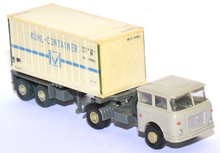 Skoda S 706 RTTN Sattelzug Container 20 ft Kühl-​Container grau