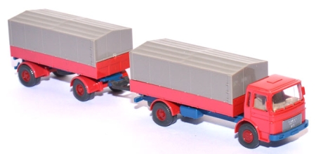 MAN 13.192 Pritschenlastzug rot