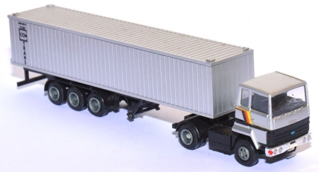 Ford Transcontinental Container-​​​​Sattelzug 40 ft Con Trans silber