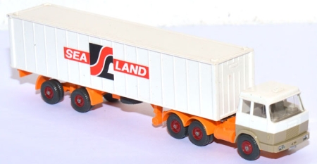 Hanomag-​Henschel Containersattelzug 40 ft Container Sealand