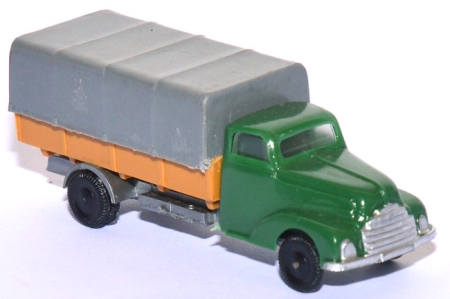 Ford 3500 Pritschen-LKW mit Plane grün