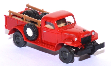 Dodge Power Wagon Fargo Schienenwagen rot 44008
