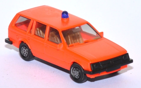 Opel Kadett D Caravan Feuerwehr tagesleuchtrot