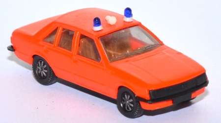 Opel Rekord Berlina 2.0 E ELW Feuerwehr tagesleuchtrot
