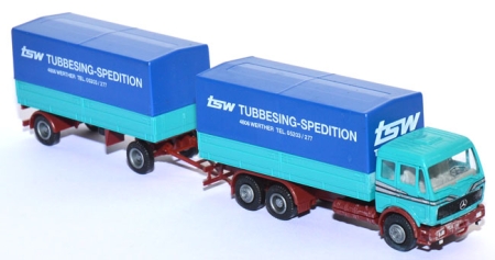 Mercedes-Benz SK 2435 Pritschen-Lastzug TSW Werther
