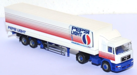 MAN F 2000 Pritschensattelzug Pepsi Light