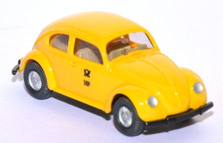 VW Käfer 1200 Brezel DBP Post gelb