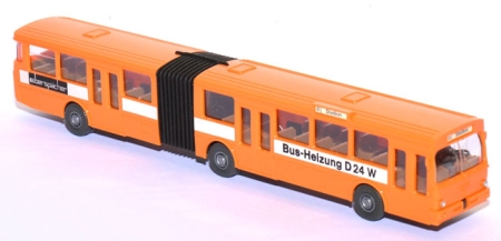 Mercedes-​​​​​Benz O 305 Schubgelenkbus Eberspächer rotorange