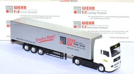 MAN TGA XXL Koffersattelzug Hertz / WEKA