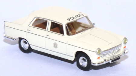 Peugeot 404 Polizei Saarland weiß