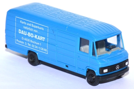 Mercedes-​Benz 508 D Kasten Dau-​Bo-Kart blau