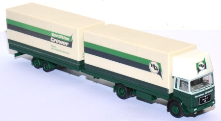 MAN 14.280 Jumbo Planenlastzug Spedition Grewer