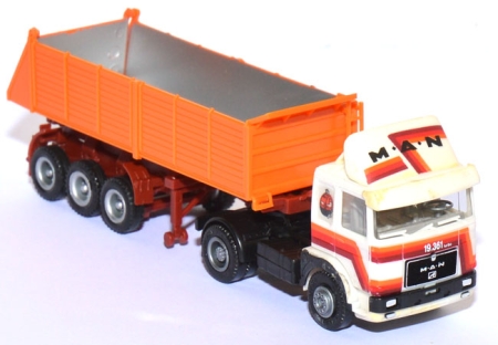 MAN F8 19.361 Turbo Hinterkippersattelzug