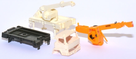 Teile für den Bau von Kranwagen