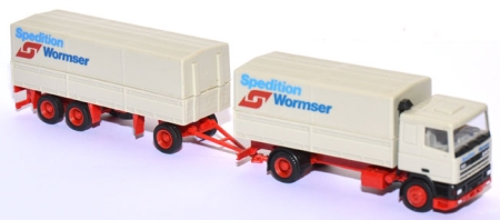 DAF 95 Pritschenlastzug Spedition Wormser