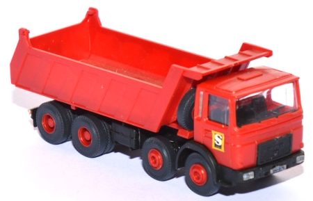 MAN F 2000 4achsig Meiller Kipper rot