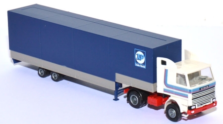 Scania 142M Jumbo-Pritschensattelzug TiP Trailer Rental