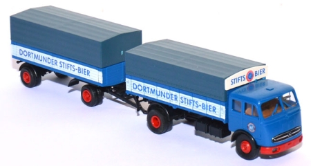 Mercedes-​Benz LP 333 Pritschen-​Lastzug Dortmunder Stifts-​Bier