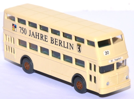 Büssing D2U Doppeldeckerbus 750 Jahre Berlin creme