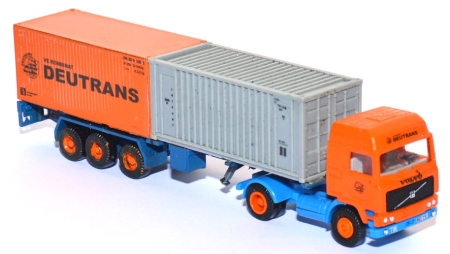 Volvo F10 Globetrotter Container-Sattelzug 2x 20 ft Deutrans