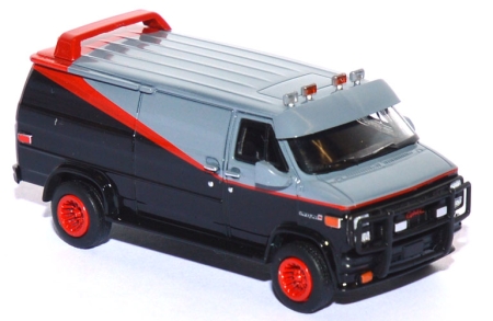 Preview: GMC Vandura mit Figuren Hannibal, B.A, Templeton, Murdock