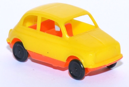 Fiat 500 gelb 1:72