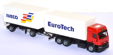 Iveco EuroTech Wechselkoffer-Lastzug