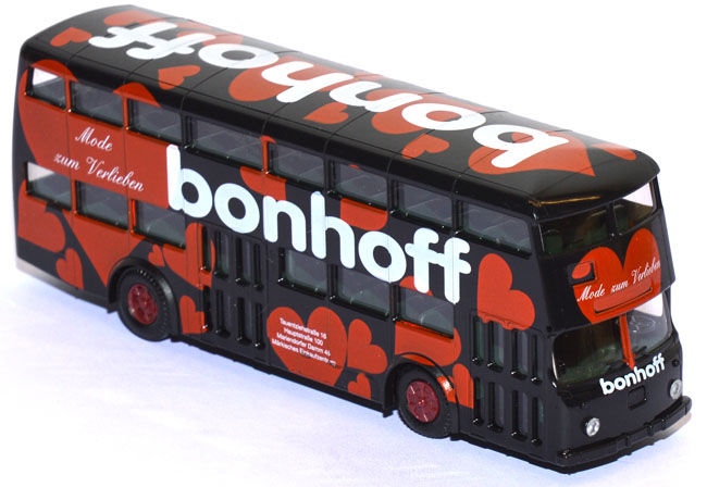Bonhoff Doppeldecker DE Büssing Bus Berlin BVG Nahverkehr Omnibus H0 1:87 å 