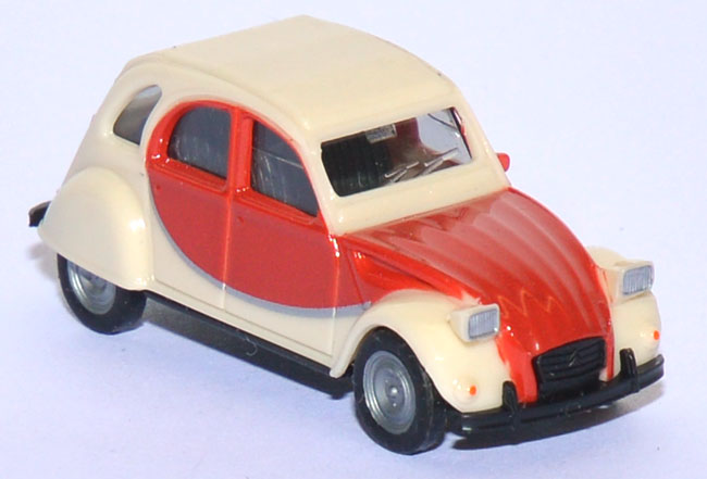 Zu Eu Shop F R Gebrauchte Modellautos Citroen Cv Ente Charleston Cremewei Rot