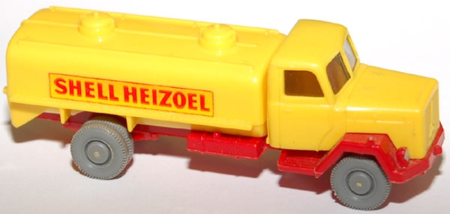 Magirus Saturn 120 D Heizölwagen Shell Heizoel gelb