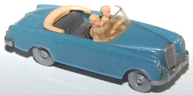 Mercedes-Benz 220 Cabriolet offen mattgraublau