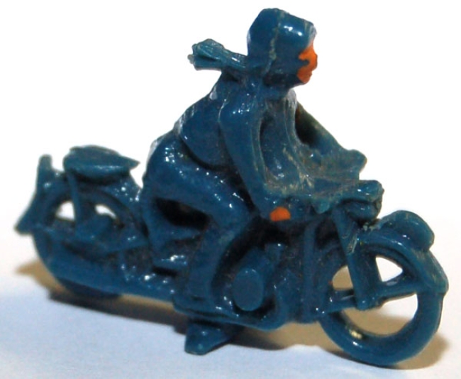 Motorradfahrer mattgraublau