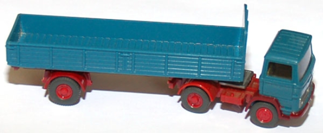 Mercedes-Benz LPS 1313 Pritschensattelzug azurblau