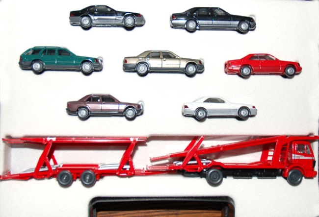 Mercedes-Benz-Auftragspackung Modellauto-Set 1991