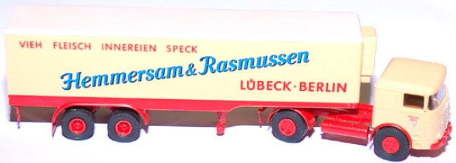 Büssing LS11 Kühlsattelzug Hemmersam & Rasmussen