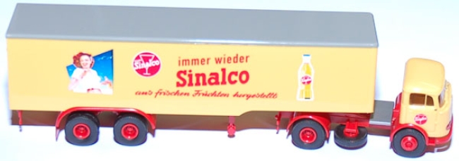 Mercedes-Benz LPS 338 Koffersattelzug Sinalco