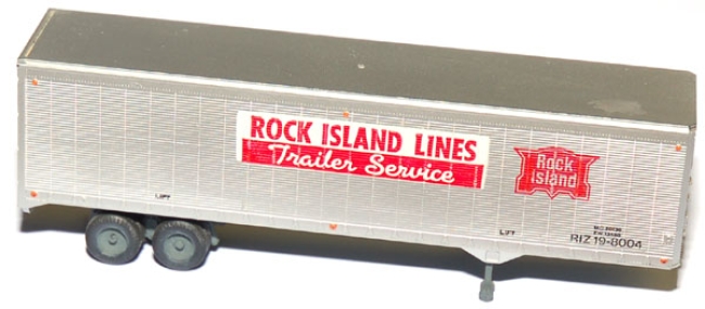 Piggyback Trailer 40` Rock Island Lines Trailer Service