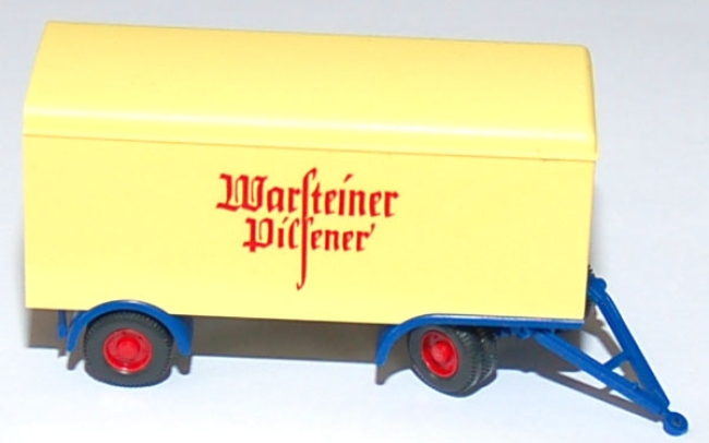 Koffer-Lkw-Anhänger 2achsig Möbelwagen Warsteiner