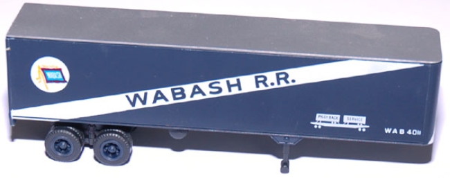 Piggyback Trailer 40´Wabash R.R.