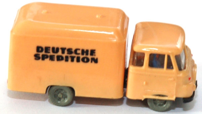 Robur LO 2500 LKW mit Kofferaufbau Deutsche Spedition