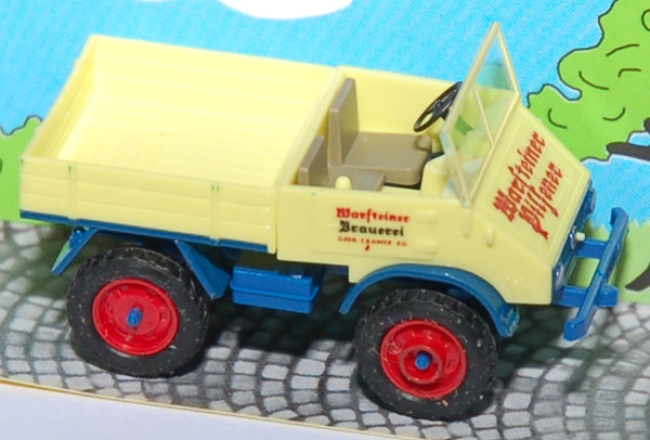 Mercedes-Benz Unimog 411 Warsteiner Pilsener hellschwefelgelb