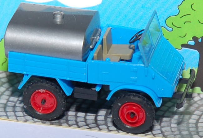 Mercedes-Benz Unimog 411 Sprengwagen blau